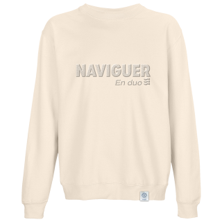 Sweat sans Capuche Naviguer en Duo ROSE