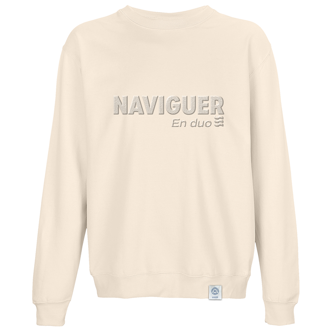Sweat sans Capuche Naviguer en Duo ROSE