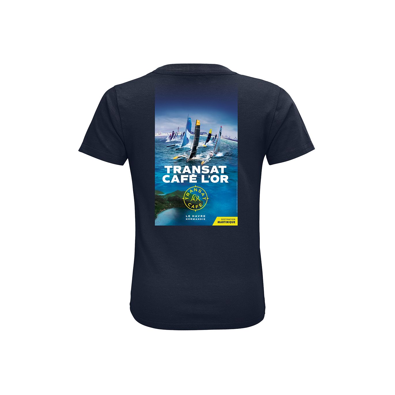 T-shirt Affiche ENFANT TRANSAT CAFÉ L'OR 2025